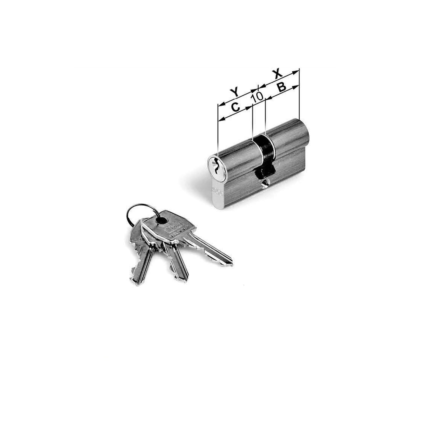 Anti pull key Cylinders