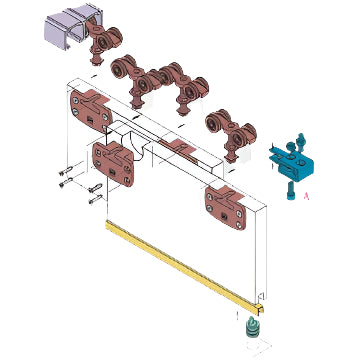 Adjustable sliding system