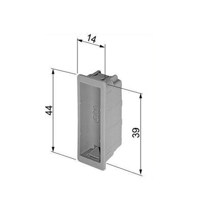 Centro S- with nylon latch and bolt -cylinder lock